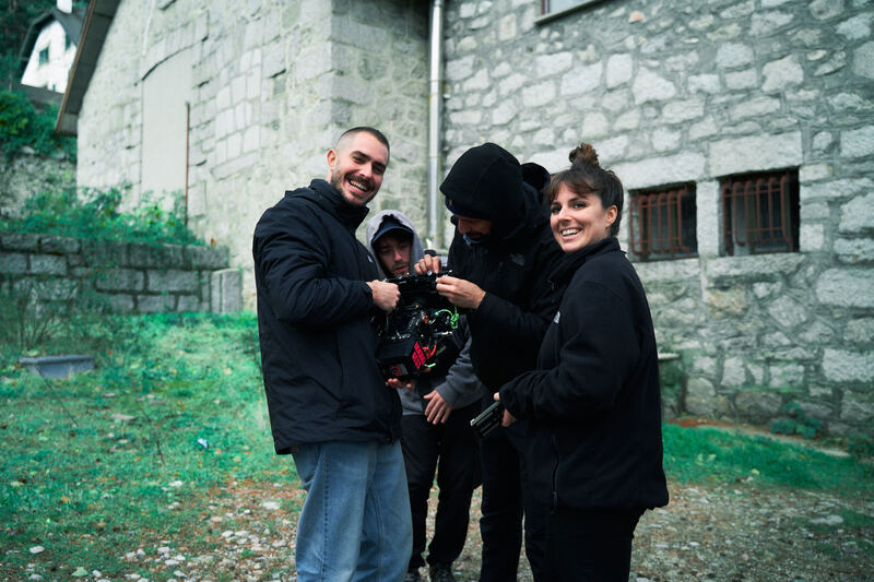 Foto equipo. Grabación de vídeo (detrás de las cámaras).