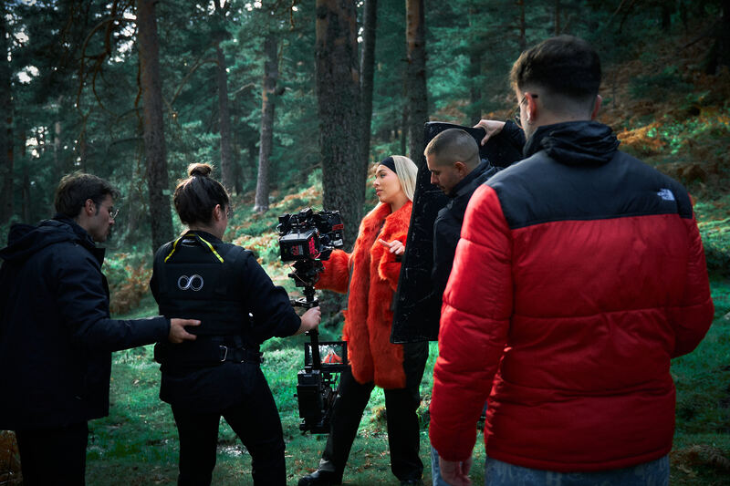 Rodaje videoclip (detrás de las cámaras).